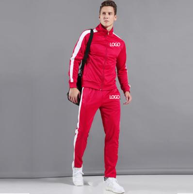 China New design logo spring sportswear polyester gym custom made gym tracksuits QUICK DRY for men brand for sale