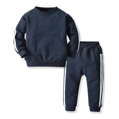 China Fashion Casual High Quality Kids Sports Tracksuits Custom Cotton Fleece Jogging Tracksuits Boy's Casual Sweat Suits for sale