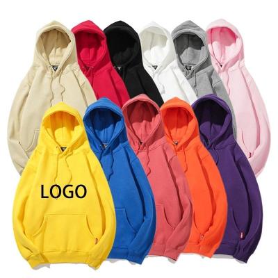 China Highest Quality Custom Made Wholesale Size Men's Hoodies Anti-wrinkle Casual Pullover Logo Unisex Hoodies for sale