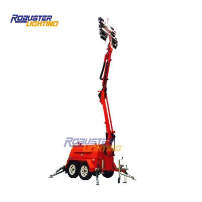 China DC 48V 4.5KW Low Consumption Portable Light Tower With RPLT-7200 Diesel Engine for sale