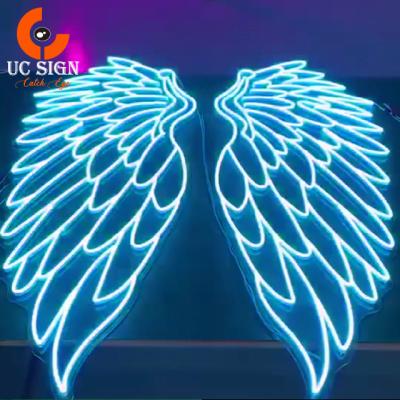 China Hot Selling Retail Store LED Flex Neon Light Sign Custom Wings RGB Neon Signs for sale