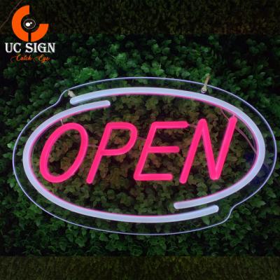 China Retail Store Custom LED Letters Open Shine Neon Sign Board for sale