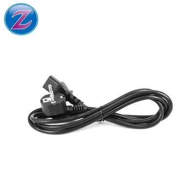 China Desktop AC Cord Cable 220v Eu 2 Pin Power Socket With Eu Power Cord for sale