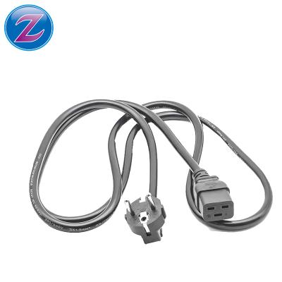 China Desk Extension AC Power Cord With EU Plugs For Consumer Electronics EU 2 Pin Power Cord for sale