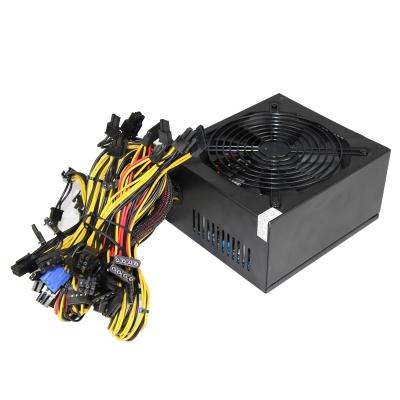 China PSU PC Power Supply Desktop Computer 8 GPU ATX 12v 4 Pin Power Supply 2000W for sale