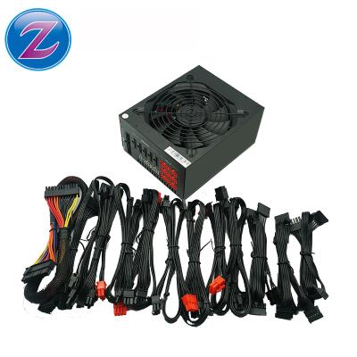 China Newcomer Full Modular Power Supply With 80+Bronze Efficiency 1800w ZU-500W/ZU-600W/ZU-800W/ZU-1000W for sale