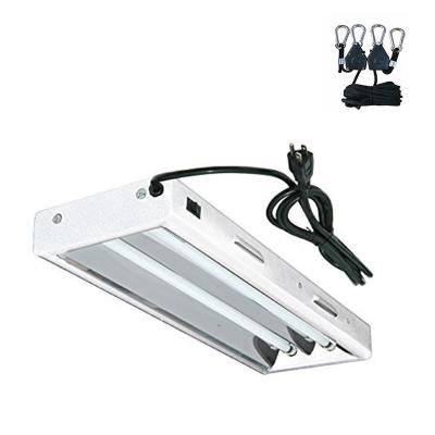 China New High Efficiency T5 2X2 Hydroponics Fluorescent Light Fixture Grow Lights 2*2ft for sale