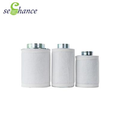 China Lightweight HVAC Media Cartridge Activated Hydroponic Air Cleaner Odor Control Carbon Filter Activated Carbon Filter for sale