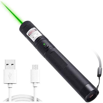 China Outdoor Night Astronomy Camping Hunt & Rise Aluminum USB Pen Pointer Strong Laser 50mw 303 Star Green High Power Hunting Laser Detector Wholesale for sale