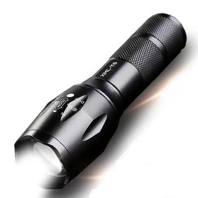 China QUANTUM 588 Lumens High Output Outdoor Camping Surge Tactical Flashlight Black Handheld Self Defense Port Cargo Tools for sale