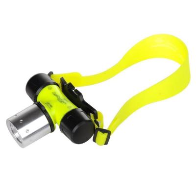 China High Lumen Emergency Diving Swimming Diver Submarine Head Torch Lightweight Waterproof Underwater Scuba Head Safety Lights Dive Light for sale