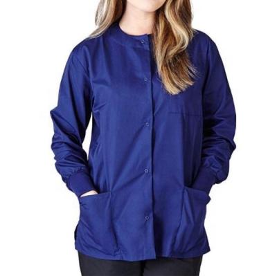 China Wholesale Custom Made Eco-Friendly OEM Casual Jacket Nursing Uniforms Medical Scrub Jacket Hospital Uniforms Top Scrub Casual Jacket for sale