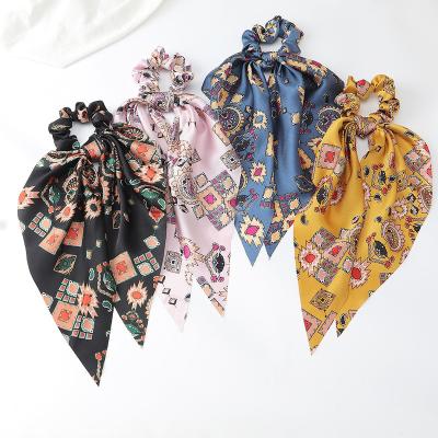 China Wholesale Custom Hair Decoration Style Scrunchie Bohemian Hair Ties Triangle Flame Headbands Hair Accessories For Women Decoration for sale