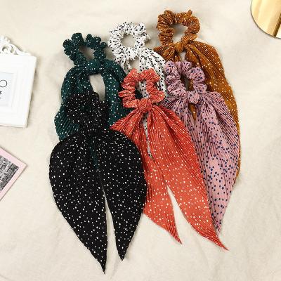 China Wholesale Custom Spiky Polka Dot Ribbon Hair Ties Detachable Flame Flame Headbands Hair Accessories Hair Decoration For Women Decoration for sale