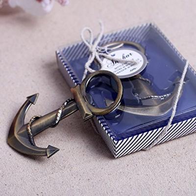 China Viable Nautical Theme Anchor Beer Bottle Opener Party Favors Gift Favor for Beach Wedding Baby Shower Birthday for sale