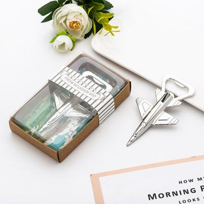 China Viable Custom Wedding Favor Gifts Airplane Beer Bottle Openers for sale