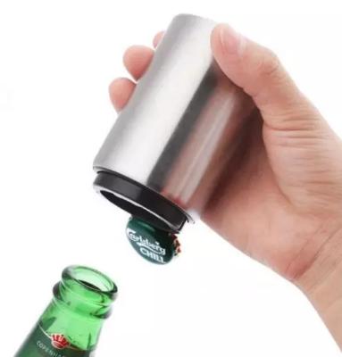 China Magnetic Stocked Quality Pull Down Automatic Beer Bottle Opener for sale