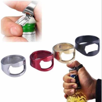 China Fashion Stainless Steel Iron Viable Metal Ring Beer Bottle Opener for sale