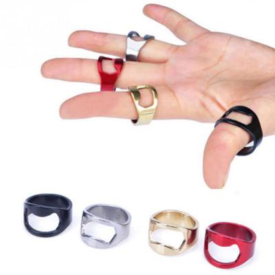 China Fashion Viable Cheap Mini Metal Ring Beer Bottle Opener Wine Cork Opener for sale