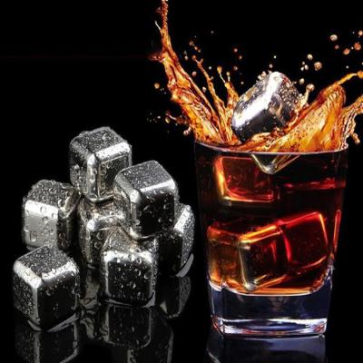 China Viable Freezing Wine Beer Cooler Bar KTV Supplies Stainless Steel Whiskey Ice Cube Magic Stone Fridges for sale