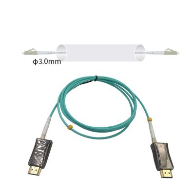 China High Quality Flexible COMPUTER Raceway 4K Fiber Optic Cable Types 12 Core Fiber Cable For TV Player Computer Matrix Projector for sale