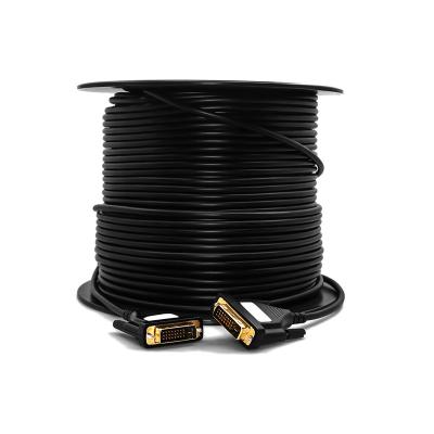 China Richoow High Quality 1080p Male Therter Home To Male Dvi Cable Up To 200Meters Hybrid Active Fiber Optic Cable For Home Therter for sale