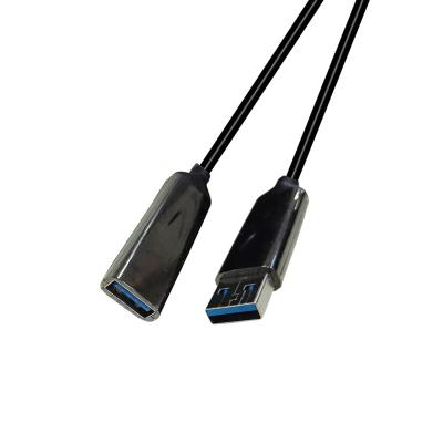 China Camera USB 3.0 Type One Male To Type One USB Female Fiber Optic Cable 15m for sale