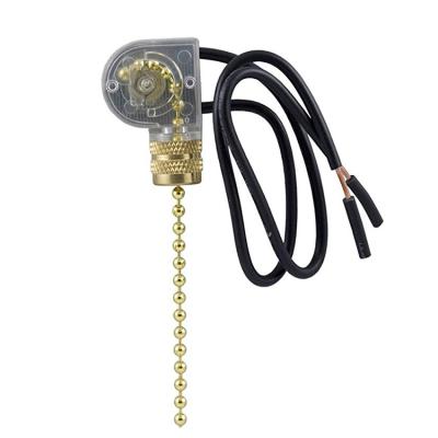 China Best Sales L-1 Fan-light Switch Pull Chain Switch With Metal Bead Ball Chain for sale