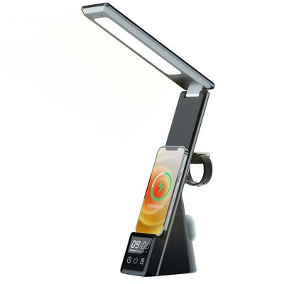 China Multifunctional Wireless Charging Table Lamp with ABS Material and Folding Bracket for sale