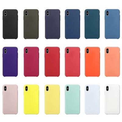 Cina Cassa in gomma di silicone liquido a prova di urti per iPhone 11 Pro Max Protezione militare in vendita