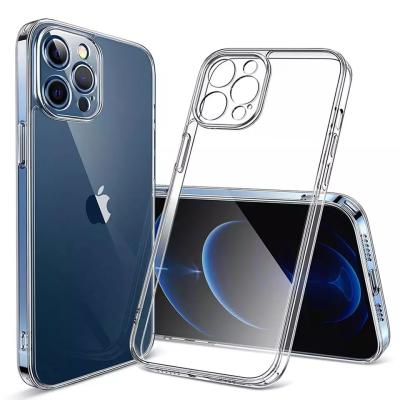 China Clear Silicone Mobile Phone Protection Shell for iPhone 13 14 Pro Max Note 10 Plus Transparent PU for sale