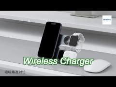 high-quality 15w 3 in 1 wireless charger magnetic wireless charger stand for mobile phone