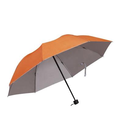 China Portable New Style Customized 3 Fold Automatic Pongee Umbrellas Popular High Quality Windproof Polyester Umbrella for sale