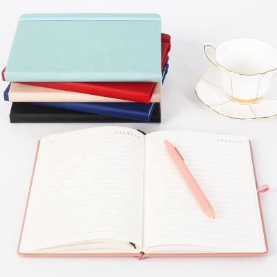 China Recyclable Promotional Notebook With String Gift Pretty Logo Weekly Daily Planners Custom Made In Business PU Cover Leather Eco-Friendly Books for sale