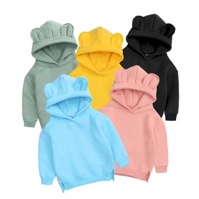 China Breathable 0-12 Years Customize Sweatshirt Solid Color Older Kids Cotton Clothes Kids Hoodies Sweatshirts for sale