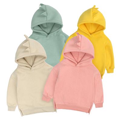 China Breathable 0-12 Years Pullover Children Sweatshirt Hoodie Dinosaur Kids Clothes Plain Cotton Hoodies Sweatshirts for sale