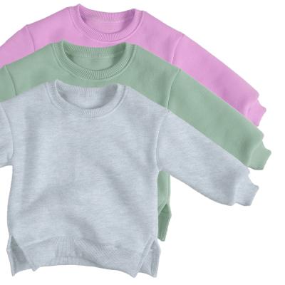 China Breathable Cotton Custom Sweatshirts No Hood Blanket Babies Sweatshirt Kids Winter Coats for sale