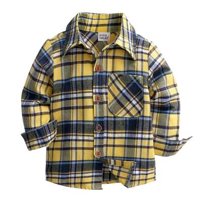 China Breathable Plaid Toddler Boys Coat Autumn Boys Gentleman Tops Long Sleeve Kids Fall Clothing for sale