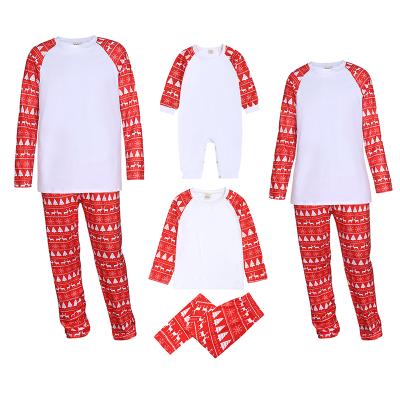 China Polyester Family Pajamas Christmas Sleepwear 2021 Breathable Children Christmas Pajamas Kids Long Sleeve for sale