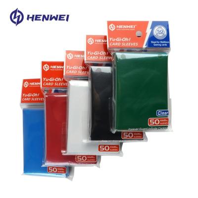 China Durable Colorful Custom Card Sleeve Oh Gi Yu Gi Card Sleeve Protector Plastic Sleeve Tcg Card Sleeve for sale