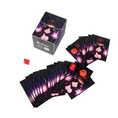 China HENWEI Customized Recyclable Printing PP 100+Board Playing Card Deck Purple Plastic Box And Storage Box for sale