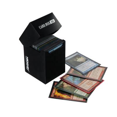 China Factory Supply PP 100 Pcs Capacity Trading Card Board Game Card Harmless Colleating Deck Case for sale