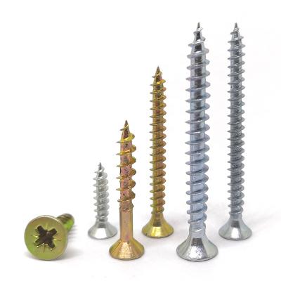 China Anti-Corrosion Good Capacity 182 pcs c1022 Head Gray Cardboard Screws Flat Yellow Furniture Eccentric Screw for sale