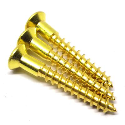 China Good Capacity SS Anti - Corrosion Stainless Steel Brass Self Tapping Wood Screw for sale