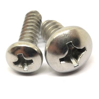 China Good capacity stainless steel low price philip drive pan head anti-corrosion white round self-tapping screw for sale