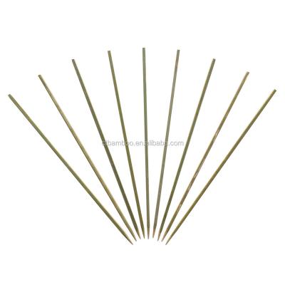 China Easily Cleaned Thin Bamboo Sticks Kebab BBQ Fruit Sticks Skewers for sale