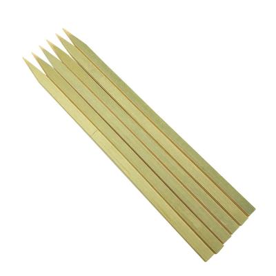 China Bamboo Square Piece Easily Cleaned Flat Craft Sticks Flat Bamboo Sticks Cheap Price for sale