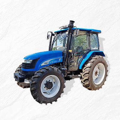 China Factory Tractors SNH754 75HP Used Holland Tractors Cheap Farm Agriculture 4x4 Wheel Horse Tractor for sale