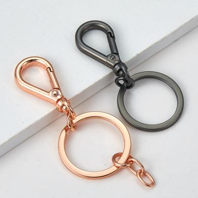 China Wholesale High Quality Pink Key Holder Gold Lobster Claw Clasp Key Chain Bag Accessories Large for sale