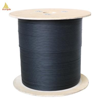 China FTTH Fiber To Home Factory Supply FTTH 1 Core Singlemode Fiber Optic G657A Drop Cable LSZH / PVC for sale